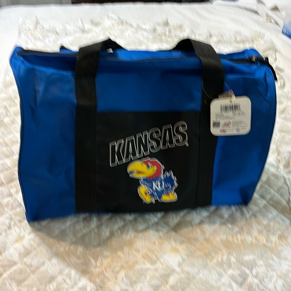 New! Kansas sports tote bag. Approximately 17” by 12”